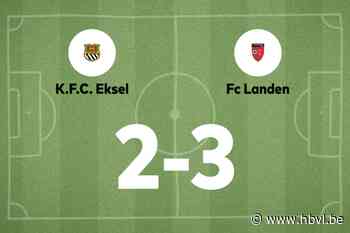 Geen verbetering voor Eksel na verlies tegen FC Landen