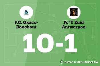 FC Oxaco-Boechout maakt veel doelpunten thuis tegen FC 'T Zuid Antwerpen