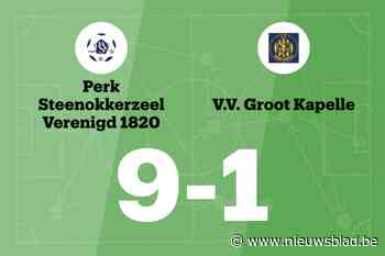 Doelpuntenfestijn bij PSV 1820 B tegen VV Groot Kapelle B