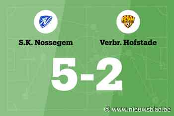 Nossegem B maakt einde aan slechte reeks door zege tegen Hofstade