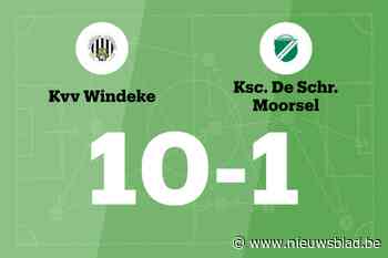 KVV Windeke heeft geen medelijden met KSC Moorsel