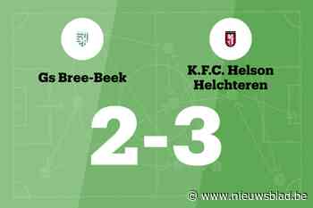 Bree-Beek verliest thuis met een doelpunt verschil van Helson