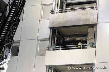 Eine halbe Million Euro Schaden bei Hochhausbrand im Ulmer Stadtteil Wiblingen