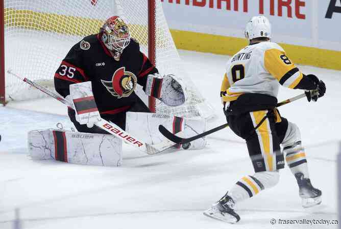 Tkachuk scores in OT as Senators edge Penguins 3-2