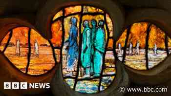 New stained glass window for 12th Century church