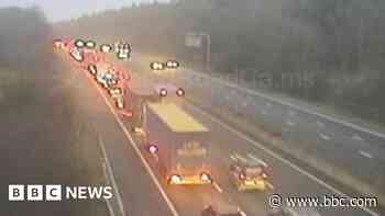 M4 reopens after spillage causes 'significant damage'