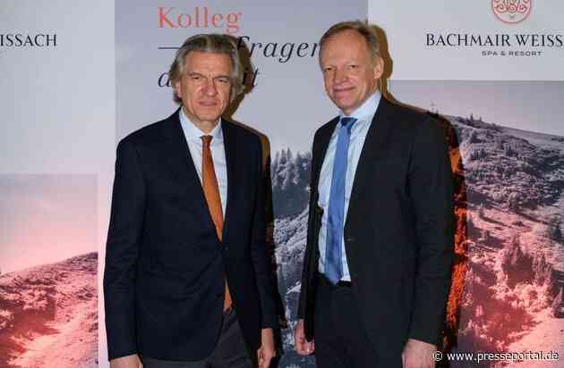 Korbinians Kolleg mit Referent Prof. Dr. Dr. h.c. Clemens Fuest im Spa & Resort Bachmair Weissach, 13.12.2024