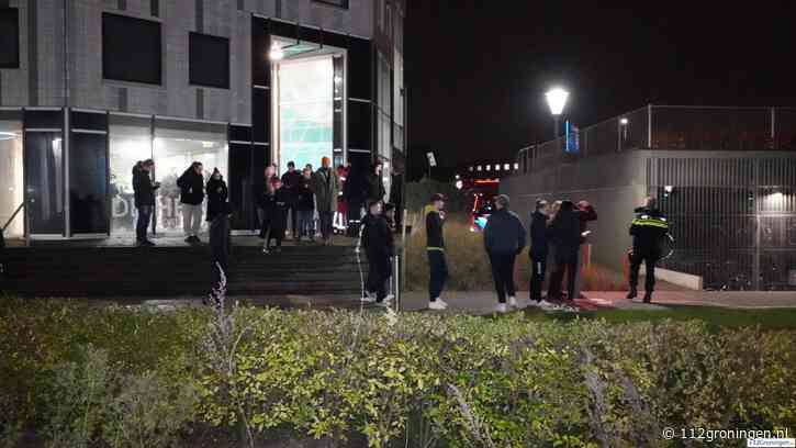 Update: Grote brand op 9e etage van woontoren de Helix in Groningen (Video)