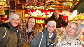 Beste Stimmung auf dem Christkindlmarkt in Rosenheim am Samstag