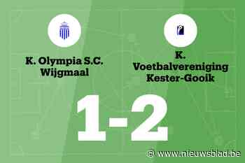 Kester-Gooik B houdt Olympia Wijgmaal B van overwinning