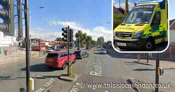 Man in hospital following crash involving a car and pedestrian in Dagenham