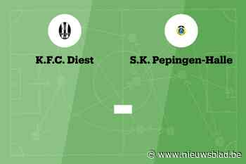 Wedstrijd tussen KFC Diest en Pepingen-Halle afgelast