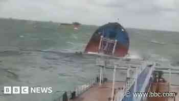 Two Russian oil tankers wrecked in Black Sea