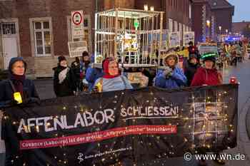 Lichtermarsch gegen Tierversuche