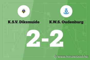 KV Diksmuide Oostende B sleept gelijkspel uit de brand in de thuiswedstrijd tegen WS Oudenburg