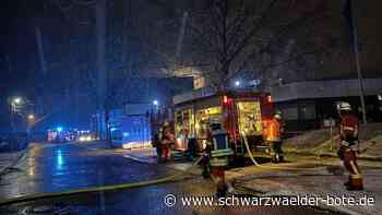 Feuerwehrübung: Thermalbad-Gelände in Bad Herrenalb abgesperrt