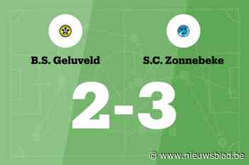 SC Zonnebeke B verslaat BS Geluveld B met 2-3