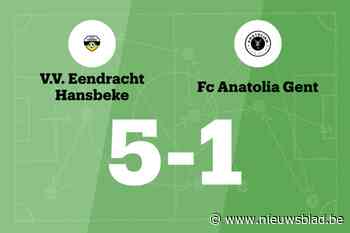 Eendracht Hansbeke blijft moeilijk te verslaan