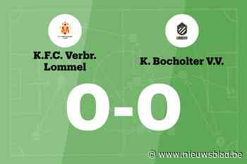 V. Lommel en Bocholt B komen niet tot scoren