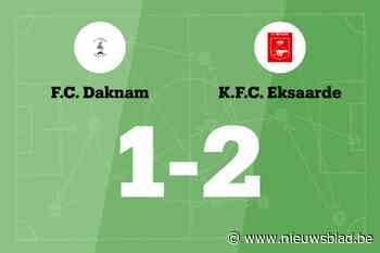 Zeven opeenvolgende overwinningen voor FC Eksaarde na 1-2 tegen FC Daknam