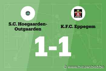 SC Out-Hoegaarden deelt thuis de punten met KFC Eppegem