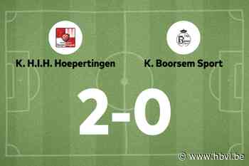 Hoepertingen wint thuis van Boorsem