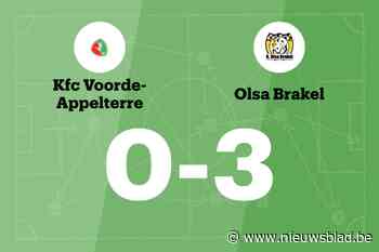Olsa Brakel in tweede helft voorbij KFC Voorde-Appelterre
