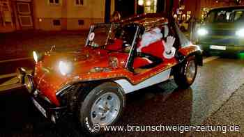 Video: VW-Oldies fahren mit 30.000 LEDs durch Wolfsburg