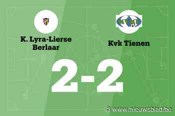 KVK Tienen sleept gelijkspel uit de brand in de uitwedstrijd tegen Lyra-Lierse