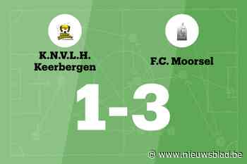 Zes opeenvolgende overwinningen voor Moorsel na 1-3 overwinning tegen KNV Keerbergen