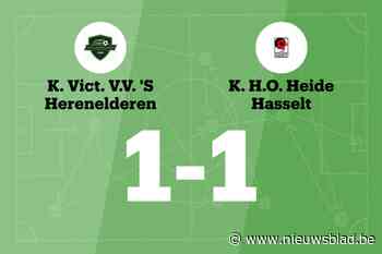 Daminet redt punt voor HO Heide tegen s Herenelderen