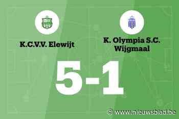 Gajanovic scoort vier keer voor KCVV Elewijt dat wint van Olympia Wijgmaal