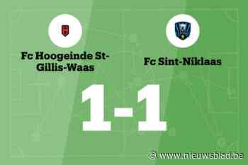 Eindelijk een punt voor FC Sint-Niklaas