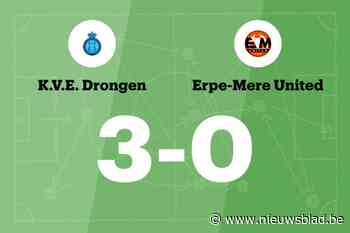 De Rock maakt twee goals voor Drongen in wedstrijd tegen Erpe-Mere United