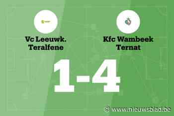 Leeuwkens Teralfene blijft in problemen na nederlaag tegen KFC Wambeek Ternat