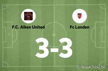 Ook Alken United houdt FC Landen B van winst af