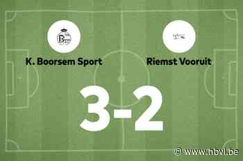 Boorsem B wint met doelpunt verschil tegen Riemst