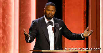 Jamie Foxx Is Hit With a Glass in the Mouth