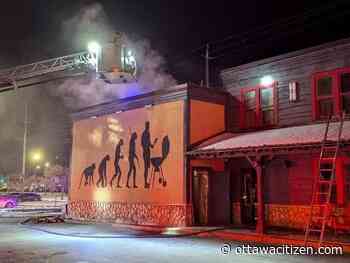 Firefighters handle stubborn fire at Ogilvie Road Montana's restaurant