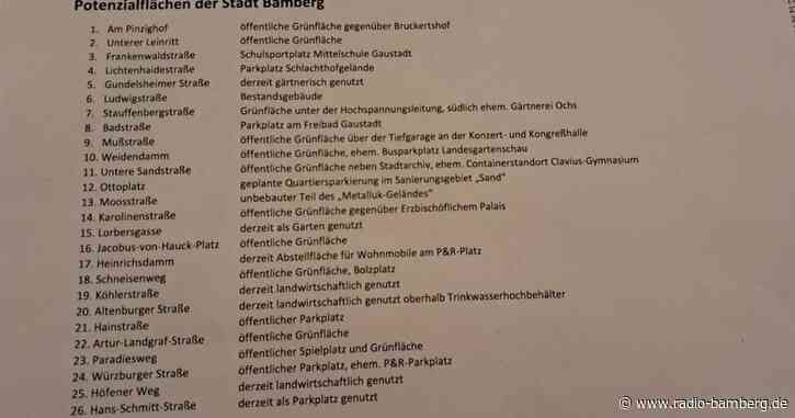 Bamberg: wenig Verständnis für vorgeschlagene Containerstandorte