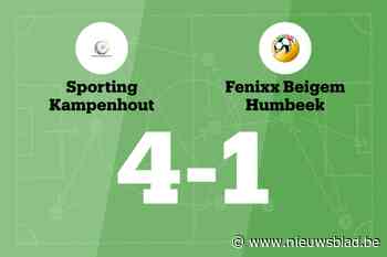 Kampenhout B toont wederom uitstekende vorm met zege tegen Fenixx B