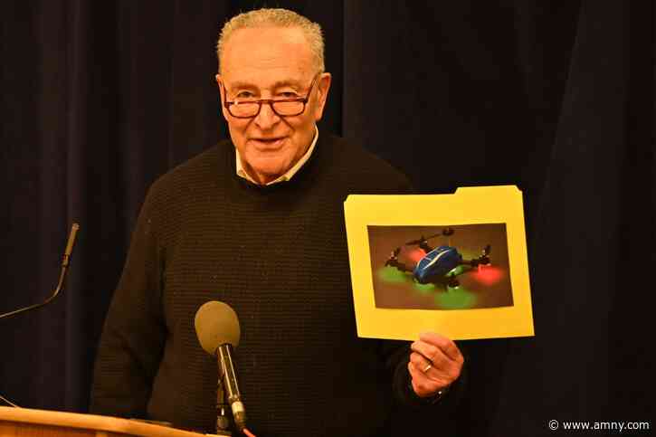 Schumer urges Congress to use precise techology for demystifying drone sightings in NYC