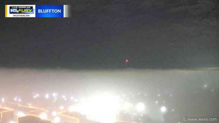 Areas of dense fog ahead of Monday rain and warmth