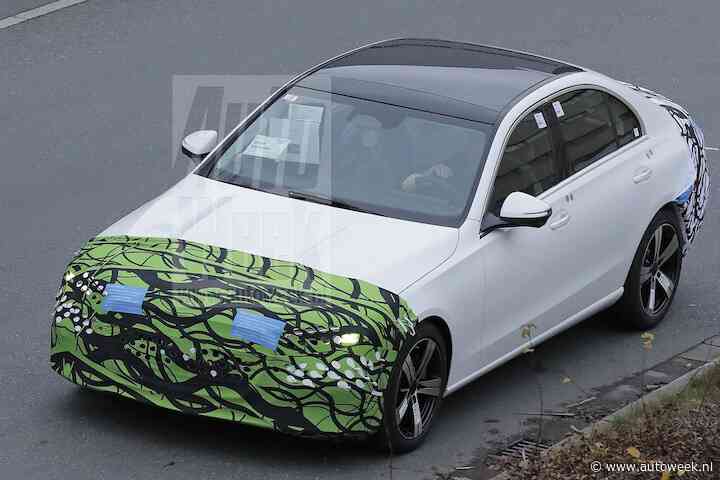Mercedes-Benz C-klasse facelift: aangescherpte neus en ... nieuwe buitenspiegels!