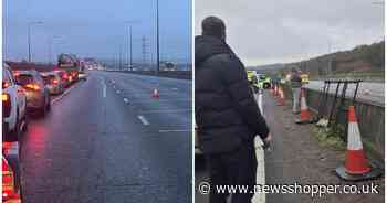 Man hit by car and dies on M25 after being arrested on suspicion of drug driving