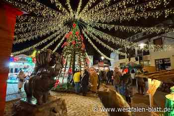 Feuer und Eis beim Versmolder Weihnachtsmarkt