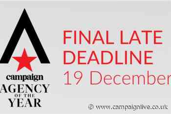 Entry deadline extended for UK Agency of the Year Awards 2024
