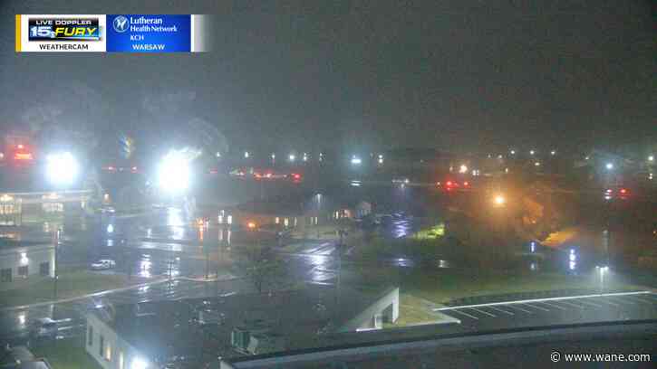 A mild Monday with rain showers