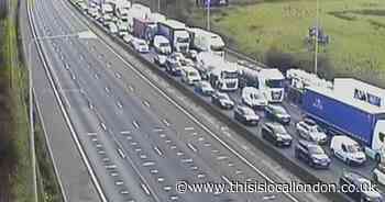 LIVE as M25 traffic STOPPED due to 'serious' crash causing severe delays