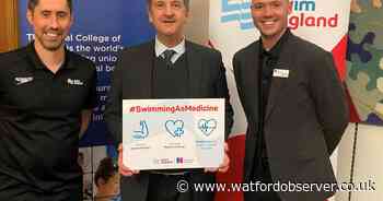 Watford MP champions role of swimming in improving health